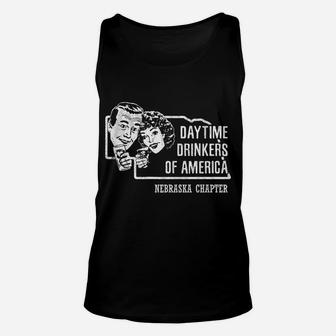 Nebraska Daytime Drinkers Beer Wine Party Gift Unisex Tank Top - Thegiftio