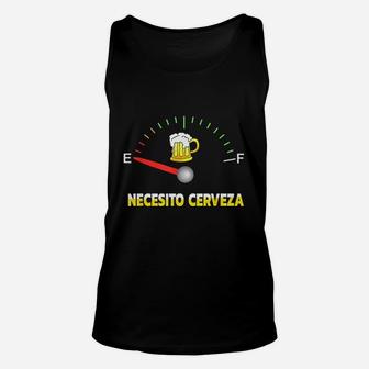 Necesito Cerveza I Need Beer In Spanish Unisex Tank Top - Thegiftio