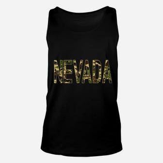 Nevada Camo Distressed Unisex Tank Top - Monsterry
