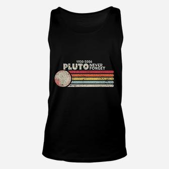 Never Forget Pluto Unisex Tank Top | Crazezy UK