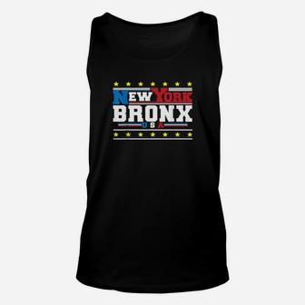 New York City The Bronx Usa Big Apple Cool Typography Design Unisex Tank Top - Monsterry UK