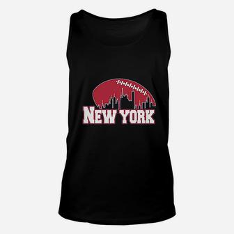 New York Football Skyline Unisex Tank Top - Thegiftio UK