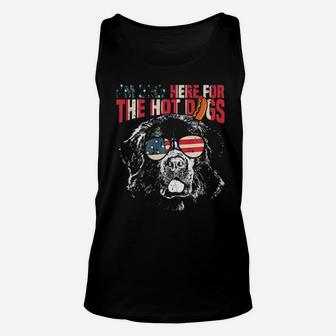 Newfoundland Dog Funny 4Th Of July Unisex Tank Top - Monsterry