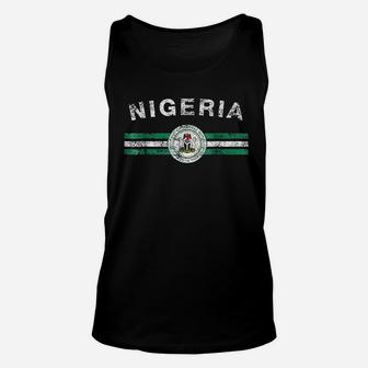 Nigerian Flag Nigerian Emblem N Nigeria Flag Unisex Tank Top | Crazezy