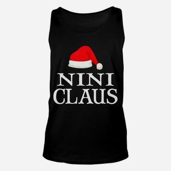 Nini Claus Christmas Family Matching Costume For Women Unisex Tank Top | Crazezy