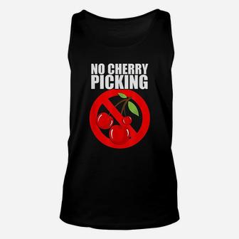 No Cherry Picking For Pick Associates Aa Picker Unisex Tank Top - Thegiftio UK
