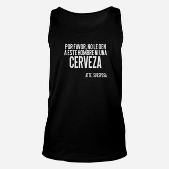 No Mas Cerveza Funny Sayings Shirt Pun Meme Latin Spanish Unisex Tank Top - Thegiftio