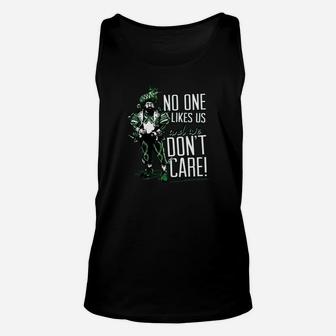 No One Likes Us We Don't Care Philly Unisex Tank Top - Thegiftio UK