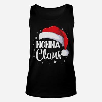 Nonna Claus Christmas Family Matching Pajama Santa Gift Unisex Tank Top | Crazezy