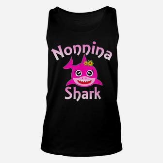 Nonnina Shark Funny Italian Granny Gift Unisex Tank Top | Crazezy