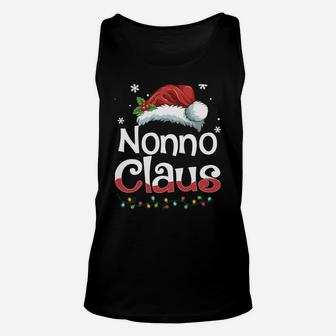 Nonno Claus Christmas Family Matching Pajama Funny Xmas Sweatshirt Unisex Tank Top | Crazezy CA