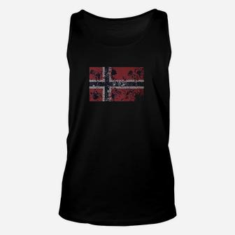 Norway Flag Faded Abstract Norwegian Flag Unisex Tank Top | Crazezy AU