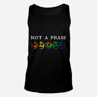 Not A Phase Skellington Moons Lgbt Unisex Tank Top - Monsterry UK
