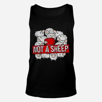 Not A Sheep Unisex Tank Top | Crazezy AU