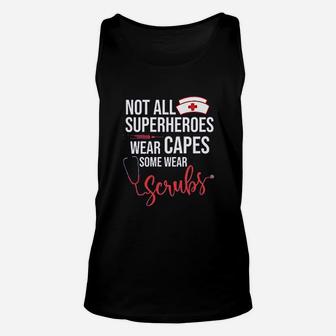 Not All Superheroes Wears Capes Some Wear Unisex Tank Top - Thegiftio UK