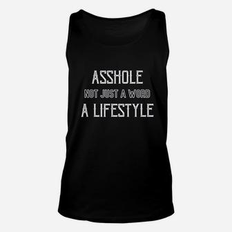 Not Just A Word A Lifestyle Offensive Rider Unisex Tank Top | Crazezy DE