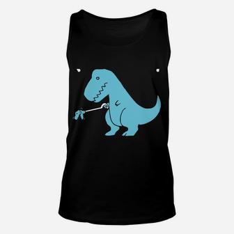 Now I'm Unstoppable - Funny T-Rex Dinosaur Unisex Tank Top | Crazezy
