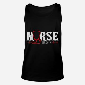 Nurse Grad Shirt Nursing Student Graudation 2019 Tshirt Gift Unisex Tank Top | Crazezy