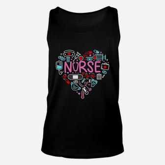 Nurse Love Nursing Student Rn Life Thank You Gifts For Women Unisex Tank Top | Crazezy
