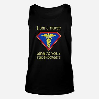 Nurse Superpower Unisex Tank Top | Crazezy UK