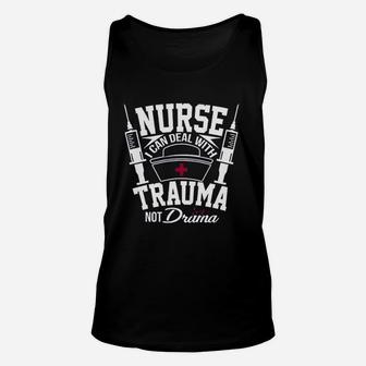 Nurse Trauma Not Drama Unisex Tank Top | Crazezy CA