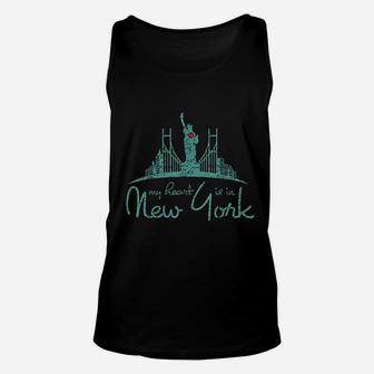 Nyc Heart Is In New York Great Ny Gift Unisex Tank Top - Thegiftio UK