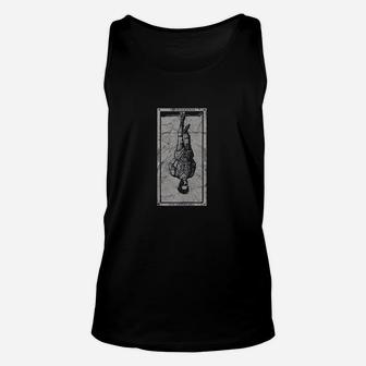 Occult The Hanged Man Tarot Card Vintage Unisex Tank Top | Crazezy CA