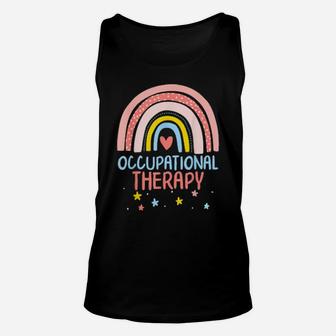 Occupational Therapist Assistant Cute Rainbow Ot Month Unisex Tank Top - Monsterry