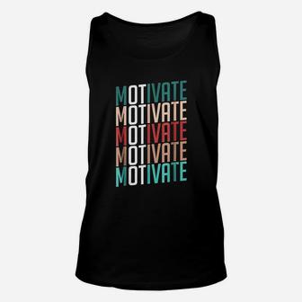 Occupational Therapy Motivate Unisex Tank Top | Crazezy
