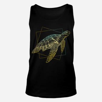 Ocean Animal Sea Creature Turtle Unisex Tank Top | Crazezy