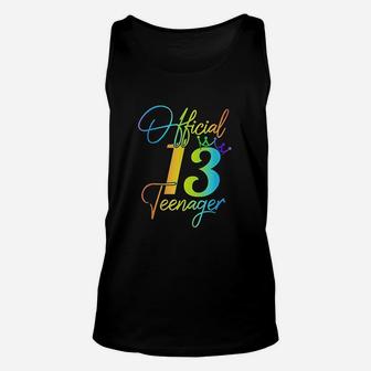 Office Teenager 13 Years Old 13Th Birthday Unisex Tank Top | Crazezy CA