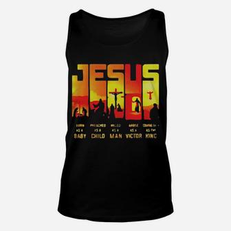 Official Jesus True Story Baby Child Man Victor King Unisex Tank Top - Monsterry UK