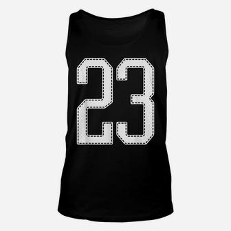 Official Team League 23 Jersey Number 23 Sports Jersey Unisex Tank Top | Crazezy