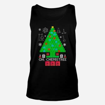 Oh Chemist Tree Chemistree Funny Science Chemistry Christmas Sweatshirt Unisex Tank Top | Crazezy AU