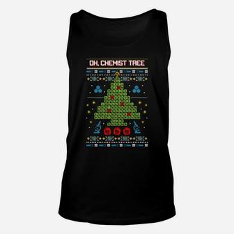 Oh, Chemist Tree - Chemistry Tree Christmas Science Sweatshirt Unisex Tank Top | Crazezy