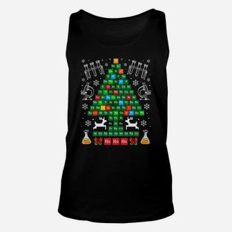 Oh Chemistree Christmas Chemistry Science Periodic Table Unisex Tank Top | Crazezy UK