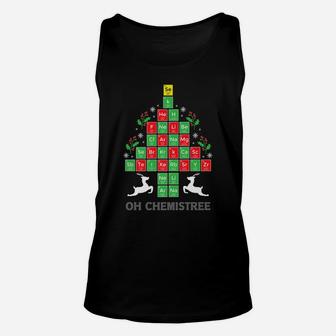 Oh Chemistree Cool Science Chemical Periodic Table Christmas Unisex Tank Top | Crazezy UK