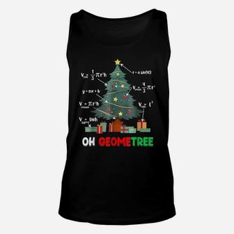 Oh-Geometree Geometry Math Science Teacher Christmas Funny Unisex Tank Top | Crazezy CA