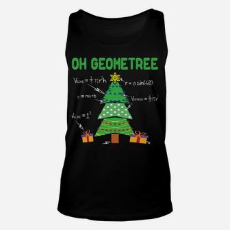Oh Geometree Geometry Math Science Teacher Christmas Gift Unisex Tank Top | Crazezy CA