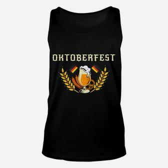 Oktoberfest German Flag Beer Festival Sausage Vintage Retro Sweatshirt Unisex Tank Top | Crazezy