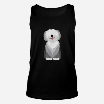 Old English Sheepdog Puppy | Dog Lover Gift Unisex Tank Top | Crazezy CA