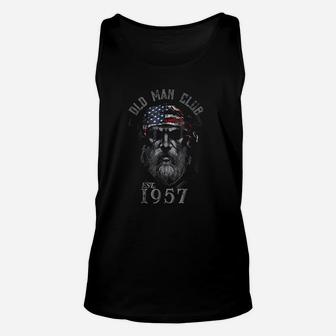 Old Man Club Established 1957 Unisex Tank Top - Thegiftio