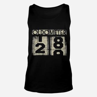 Oldometer 29 Years 29Th Birthday Distressed Cool Unisex Tank Top - Monsterry AU