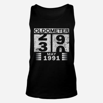 Oldometer 2930 Born In May 1991 Unisex Tank Top | Crazezy