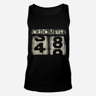 Oldometer 49 Years 49Th Birthday Distressed Cool Unisex Tank Top - Monsterry AU