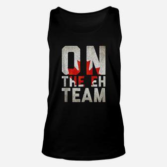 On The Eh Team Canadian Flag Unisex Tank Top | Crazezy AU