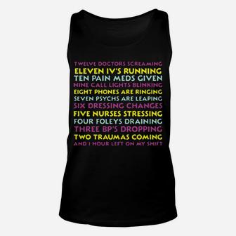 One Hour Left On My Shift Stress Medical Unisex Tank Top - Monsterry UK