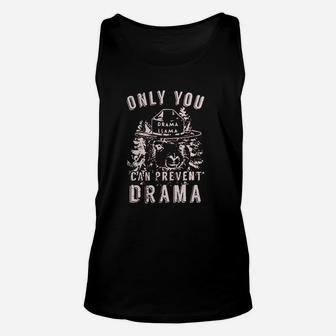 Only You Can Prevent Drama Llama Unisex Tank Top | Crazezy DE