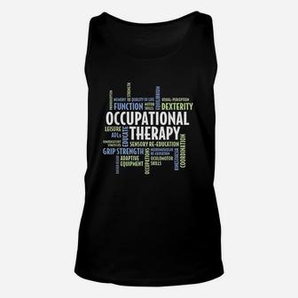 Ot Words Ot Month Gift For Occupational Therapist Unisex Tank Top | Crazezy AU