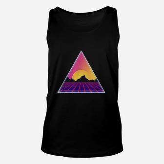 Outrun Sun Aesthetic Unisex Tank Top - Thegiftio